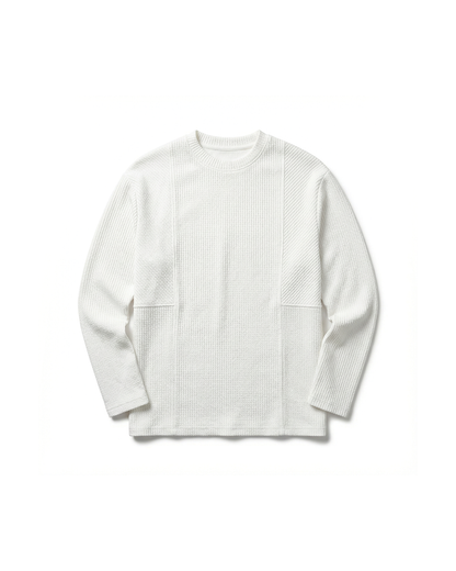 Soft classic crewneck everyday long sleeve top for men | Bellmont -1