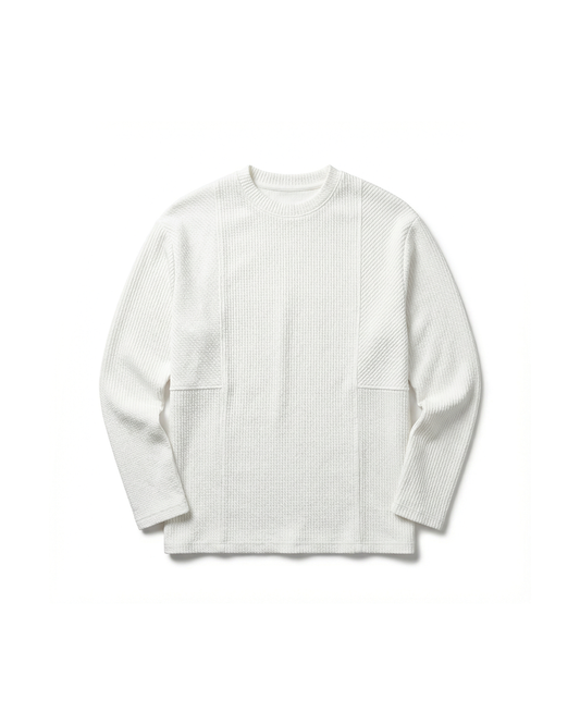 Soft classic crewneck everyday long sleeve top for men | Bellmont -1