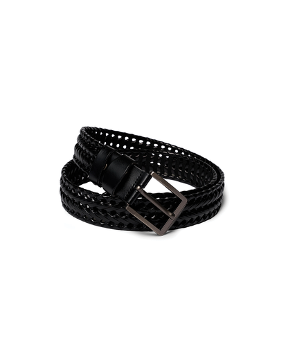 Classic braided cowhide leather belt for men | Legacy -1
