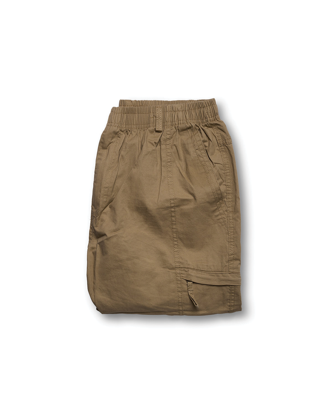 Relaxed stretch organic cotton cargo trousers for men | Hampton -1