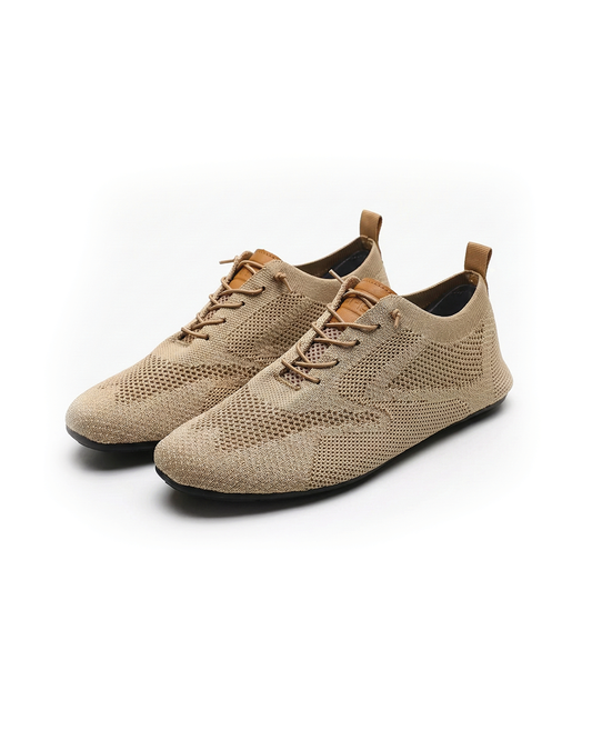 Featherlight comfortable stretch knit slip-on trainers for men | Mesh Knit -1