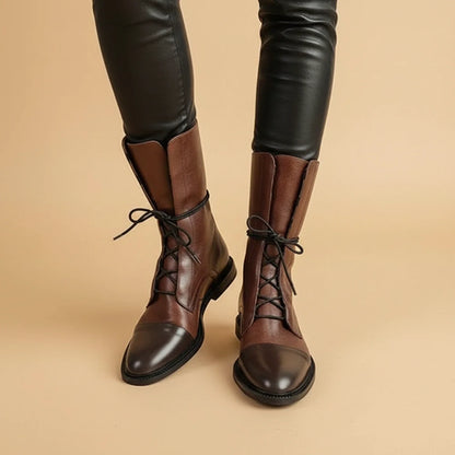 Pointed Toe Lace Up Ankle Boots for women | Virella