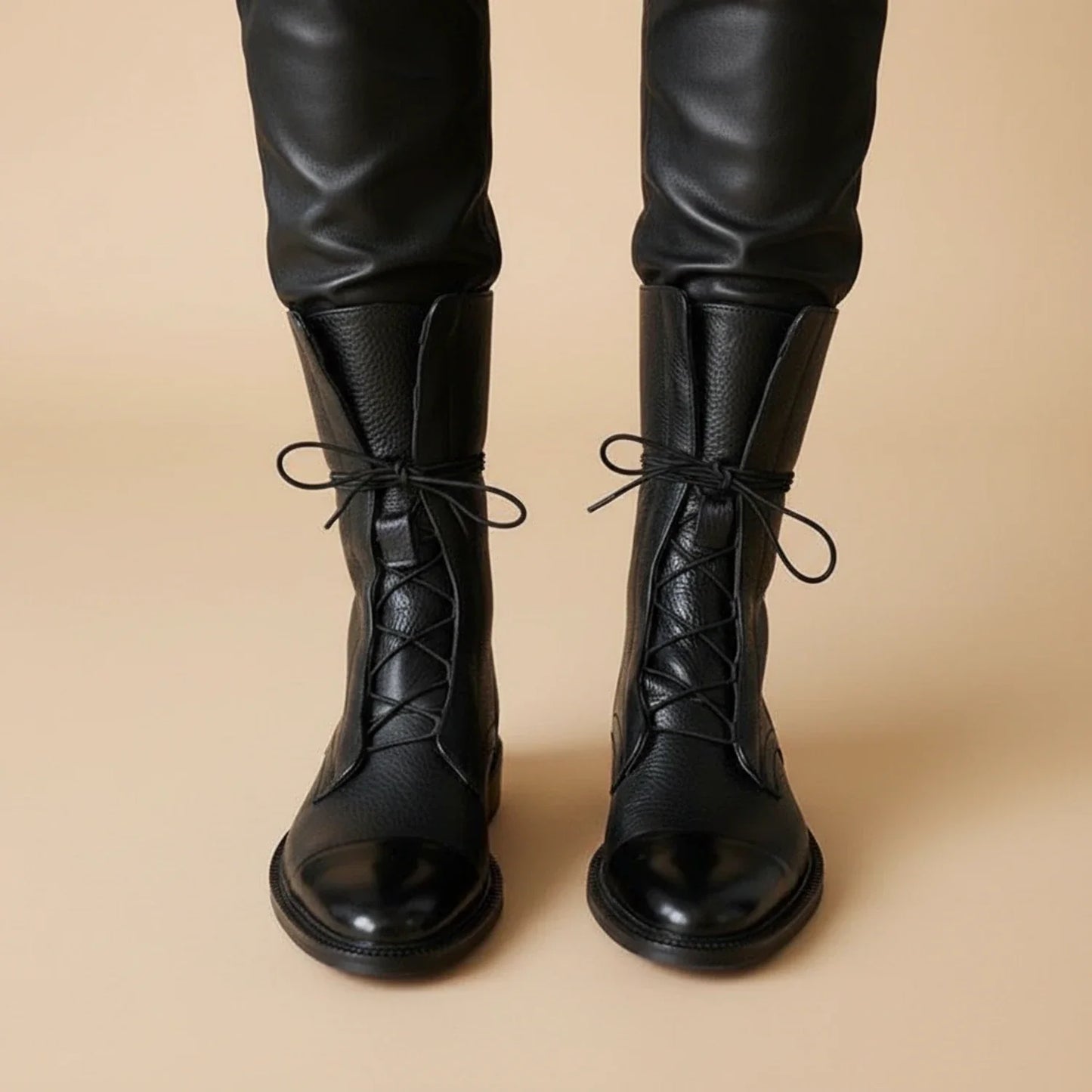Pointed Toe Lace Up Ankle Boots for women | Virella