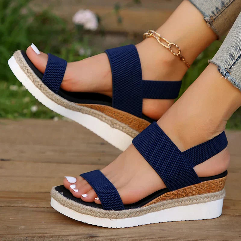 Supportive adjustable sandals with breathable open design for women | Arlena